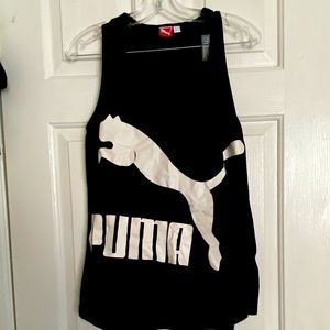 Black tank top || Puma